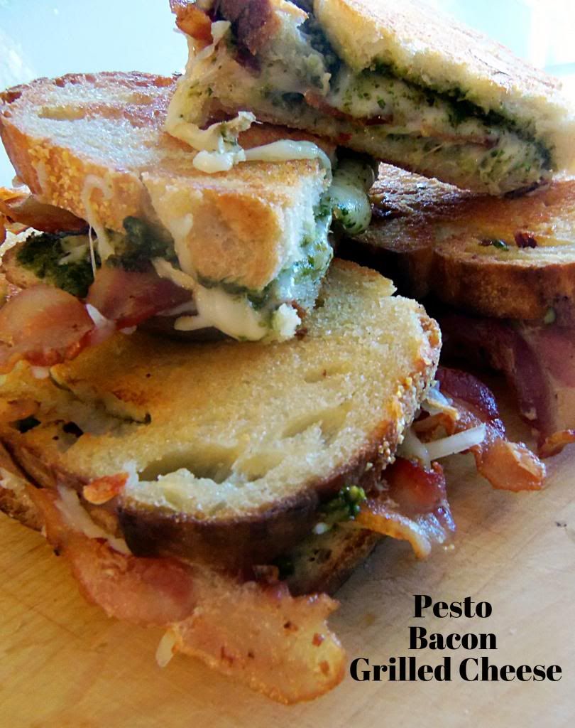 3squeezes Pesto Bacon Grilled Cheese